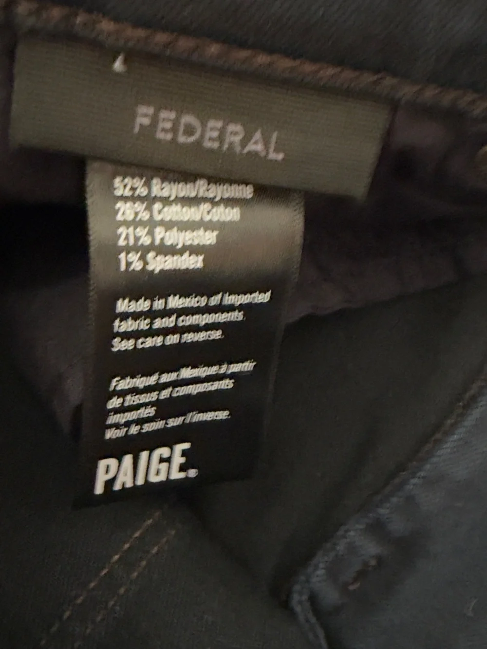 PAIGE men federal